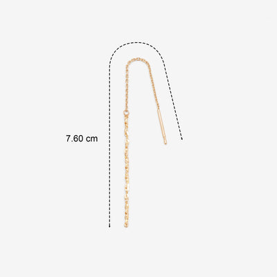 K10 ピンクゴールド アメリカン ピアス