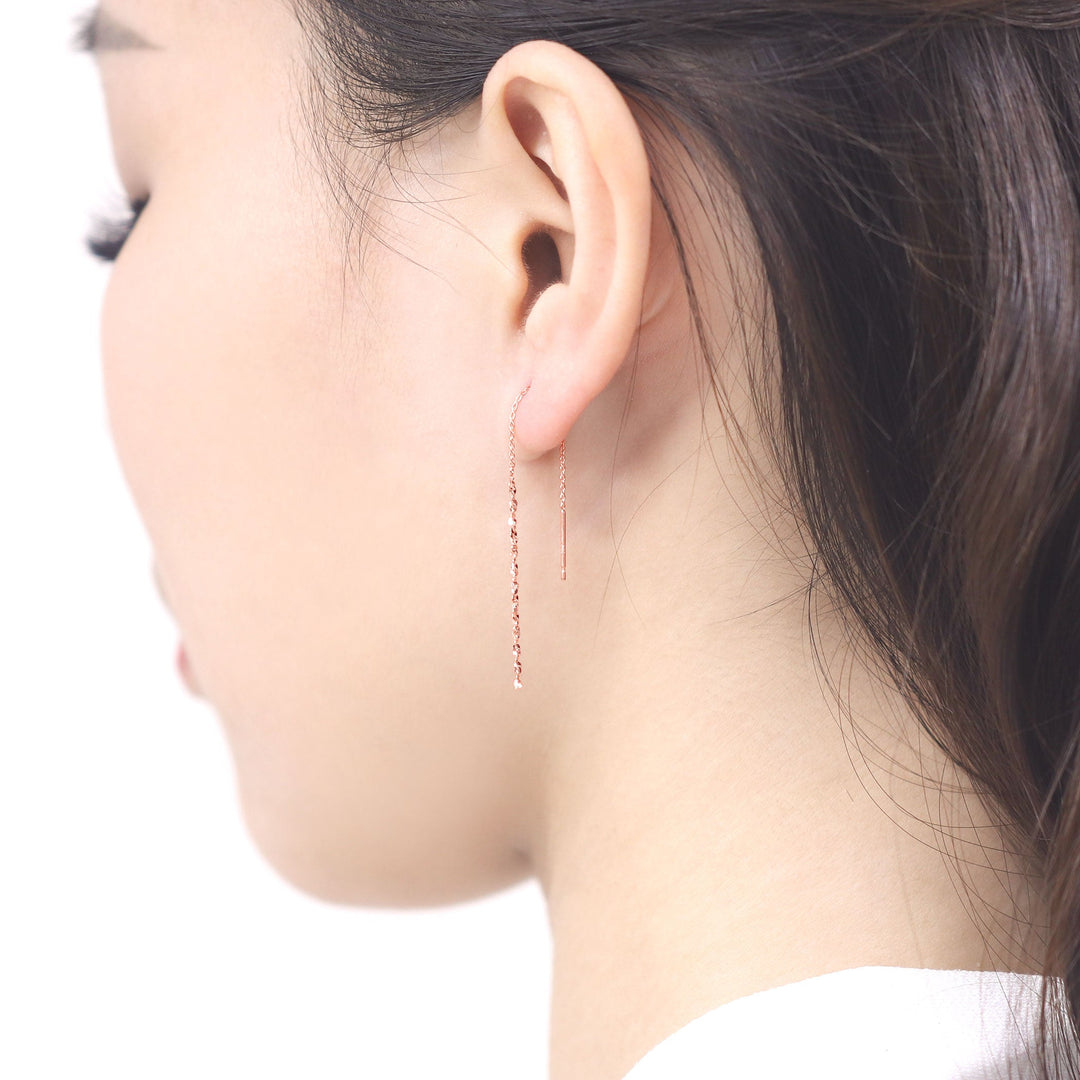 K10 ピンクゴールド アメリカン ピアス （10162290786606