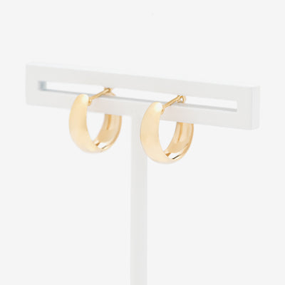 K10 イエローゴールド フープ ピアス