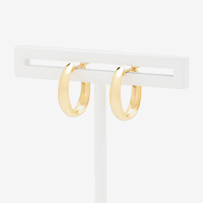 K18 イエローゴールド フープ ピアス