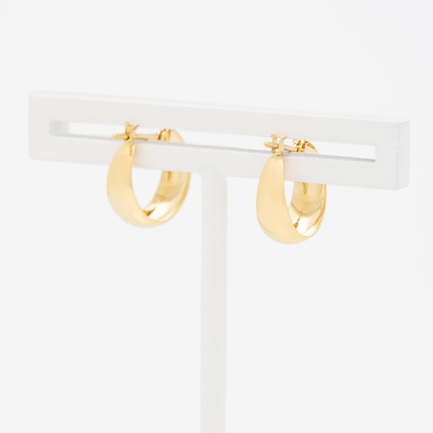 K18 イエローゴールド フープ ピアス