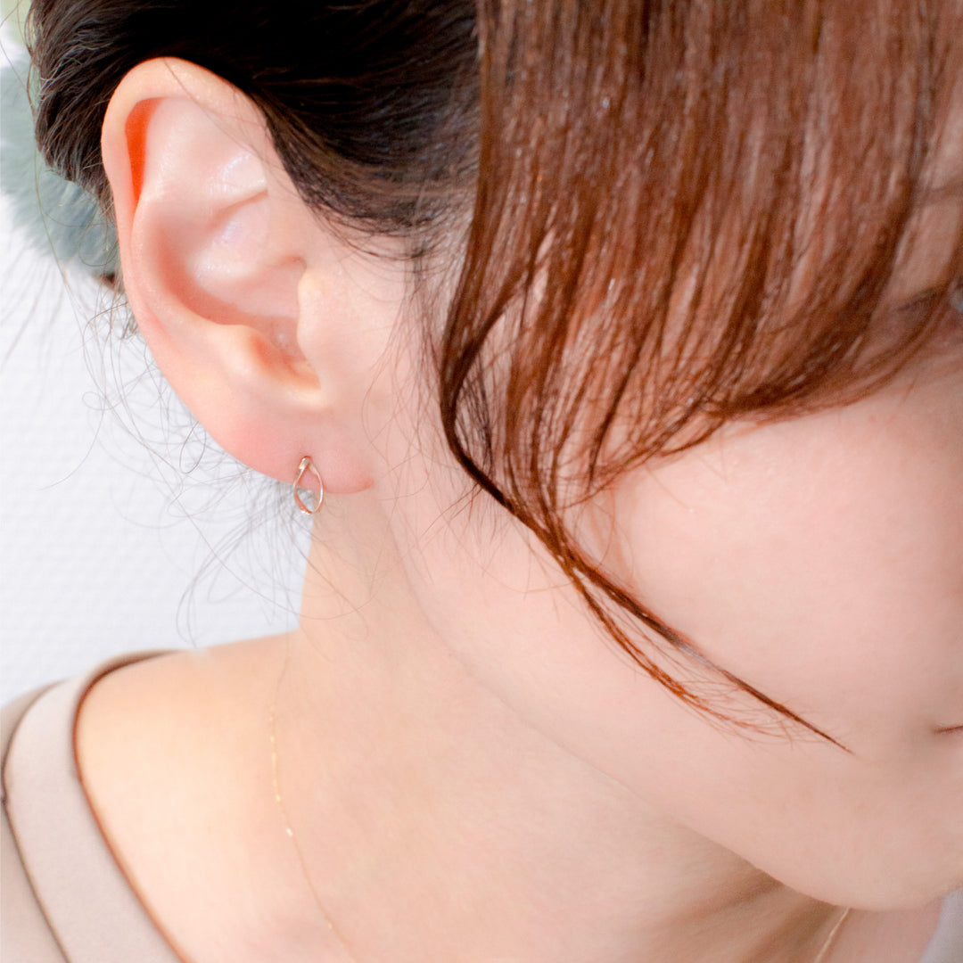 K10 ピンクゴールド しずく ピアス （9666190410030）– エステール公式