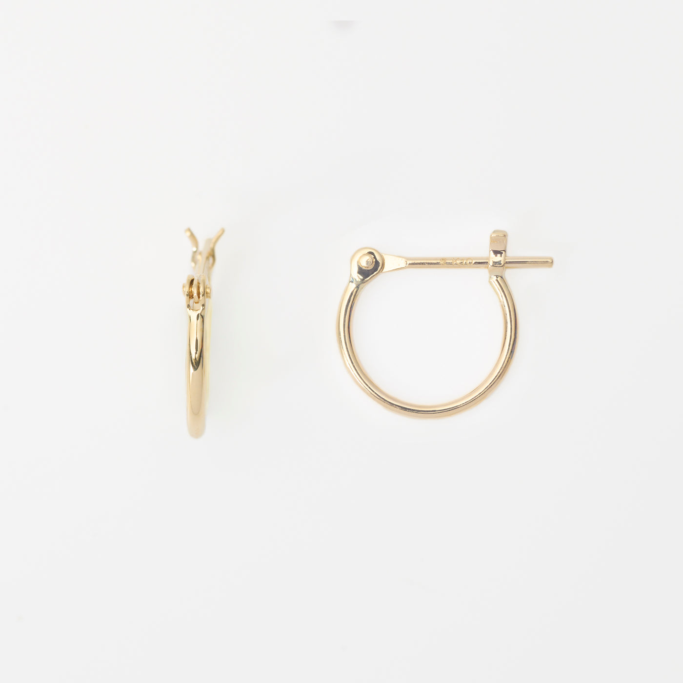 K10 イエローゴールド フープ ピアス（10mm） （9881822265646