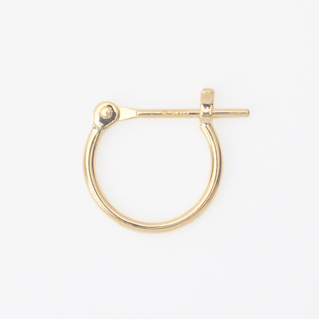 K10 イエローゴールド フープ ピアス（10mm） （9881822265646