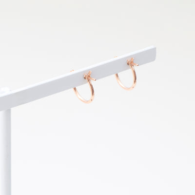 K10 ピンクゴールド フープ ピアス（10mm）