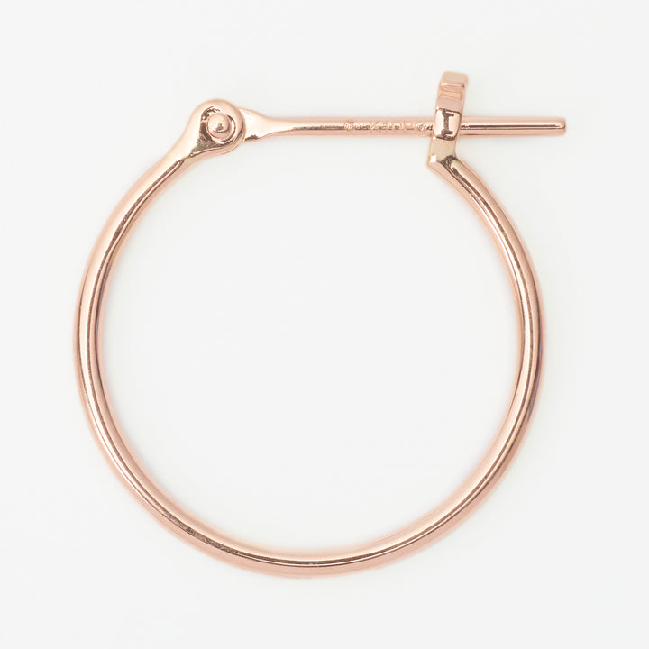 K10 ピンクゴールド フープ ピアス（15mm） （9881822036270
