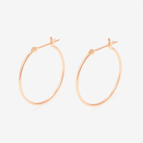 K10 ピンクゴールド フープ ピアス（20mm）