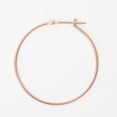 K18 ピンクゴールド フープ ピアス（30mm）