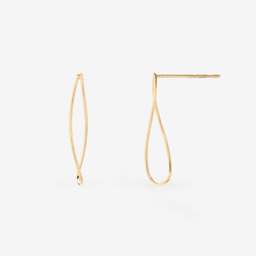 K10 イエローゴールド ピアス （9718671966510）– エステール