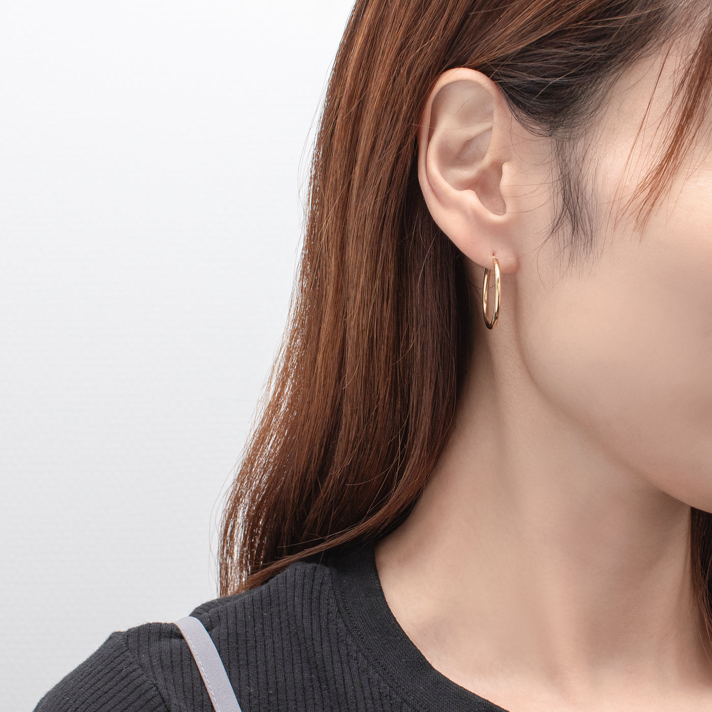 K18 イエローゴールド フープ ピアス （10065794892078