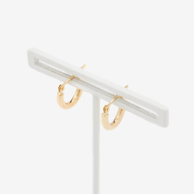 K10 イエローゴールド フープ ピアス（10mm）