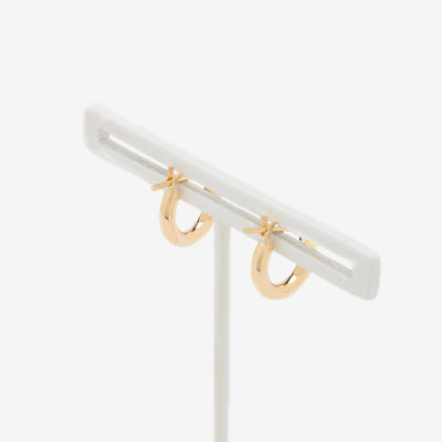 K10 イエローゴールド フープ ピアス（10mm）