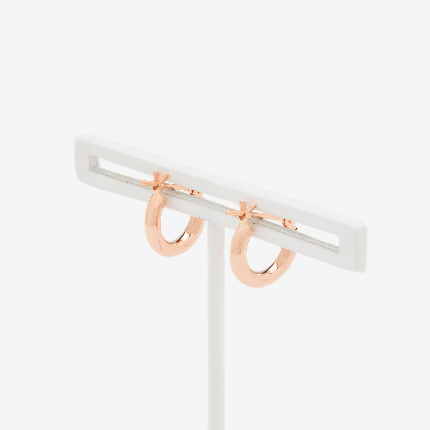 K10 ピンクゴールド フープ ピアス（10mm）