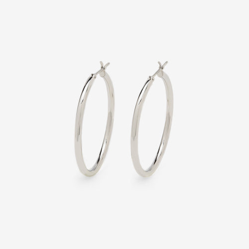 プラチナ フープ ピアス（30mm）