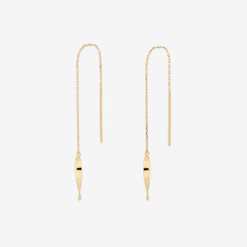 K18 イエローゴールド アメリカン ピアス