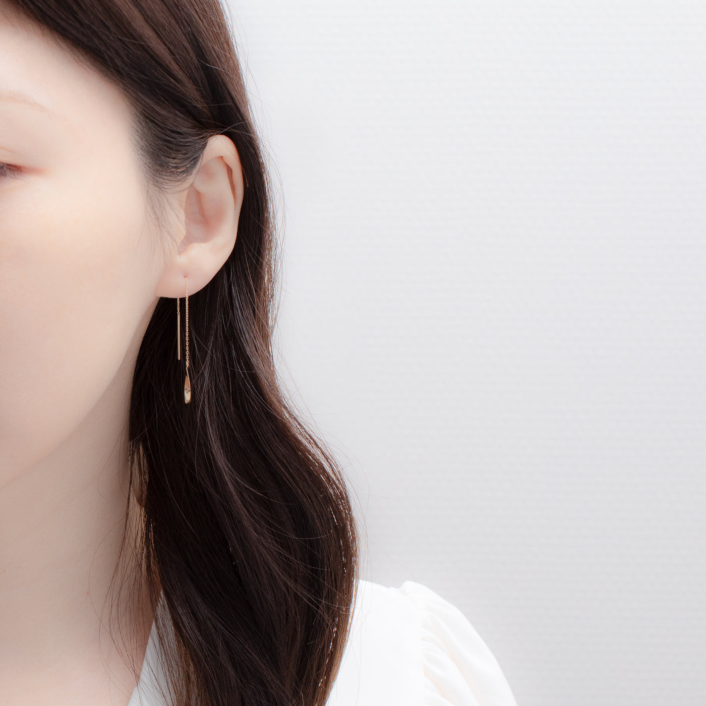 K18 イエローゴールド アメリカン ピアス