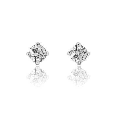 プラチナ ダイヤモンド ピアス（0.2ct）