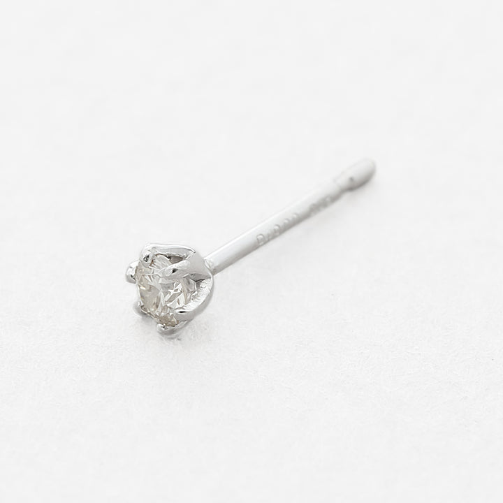 プラチナ ダイヤモンド ピアス（トータル0.10ct） （7282158174365
