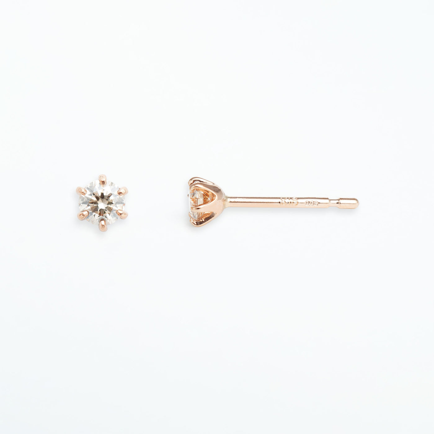 WEB限定】K18 ピンクゴールド ダイヤモンド ピアス（0.1ct） （7277598245021）– エステール公式通販｜ESTELLE  JEWEL GARDEN