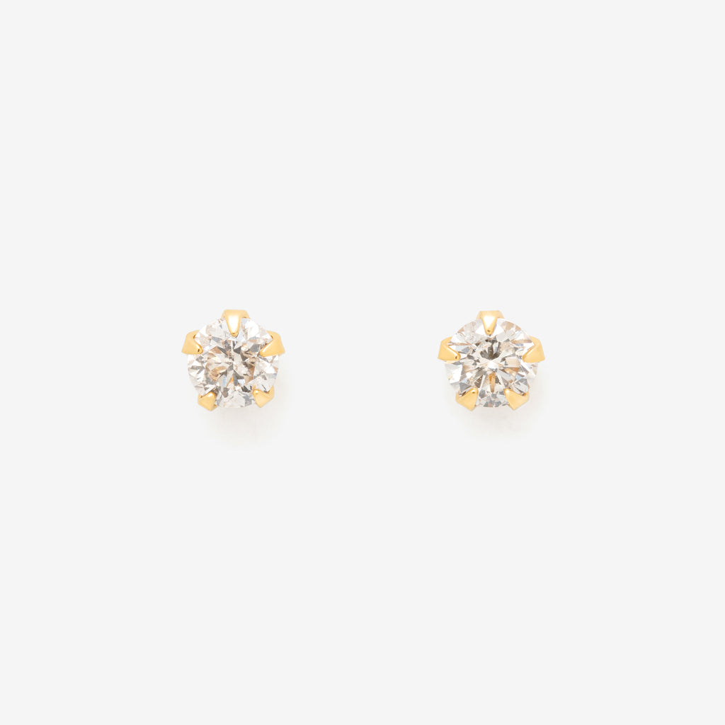 K18 イエローゴールド ダイヤモンド ピアス （10414770848046