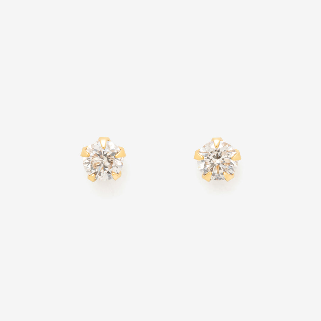 K18 イエローゴールド ダイヤモンド ピアス （10414770848046