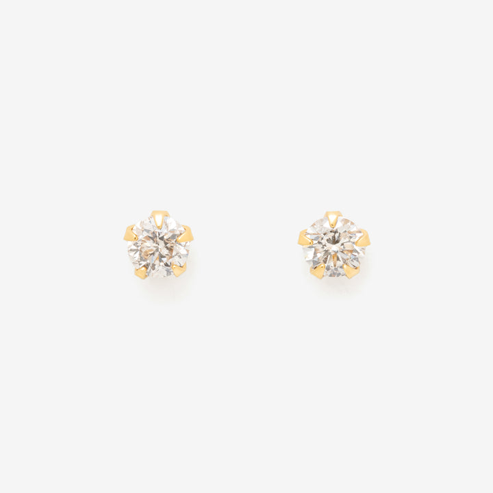 K18 イエローゴールド ダイヤモンド ピアス （10414770848046