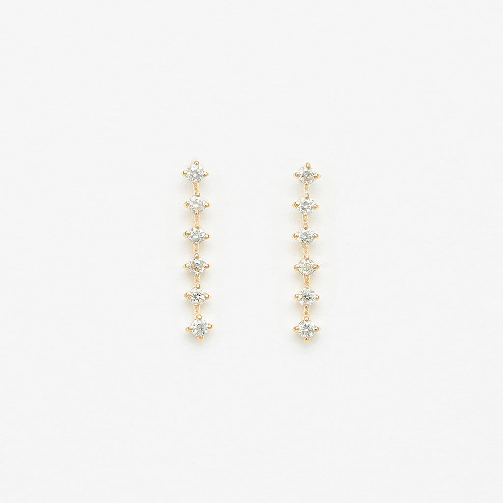 WEB限定】K10 イエローゴールド ダイヤモンド ピアス （10251281531182