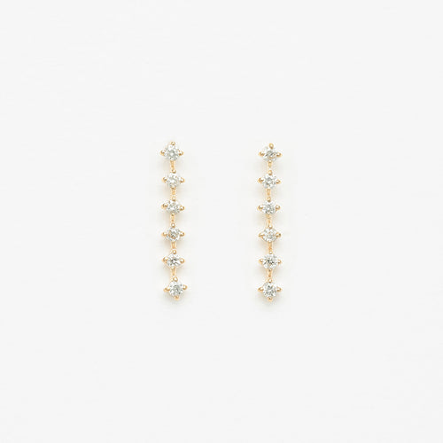 【WEB限定】K10 イエローゴールド ダイヤモンド ピアス