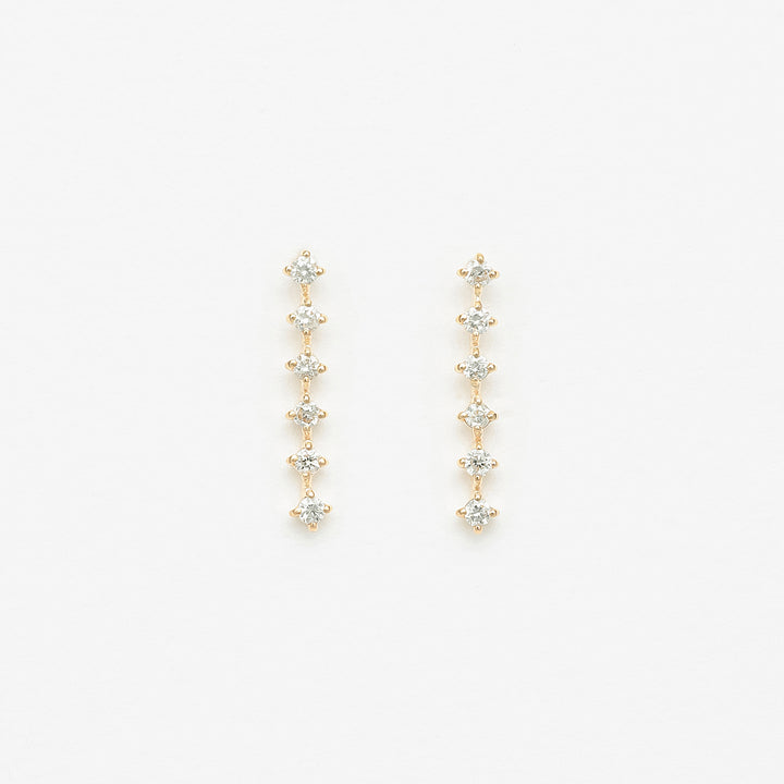 ESTELLE エステール ダイヤモンドピアス 新品未使用【☆☆最終値下げ☆☆】 ESTELLE（エステール） ピアス K18 イエローゴールド ダイヤモンド