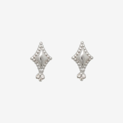 K10 ホワイトゴールド ダイヤモンド ピアス （10343601668398