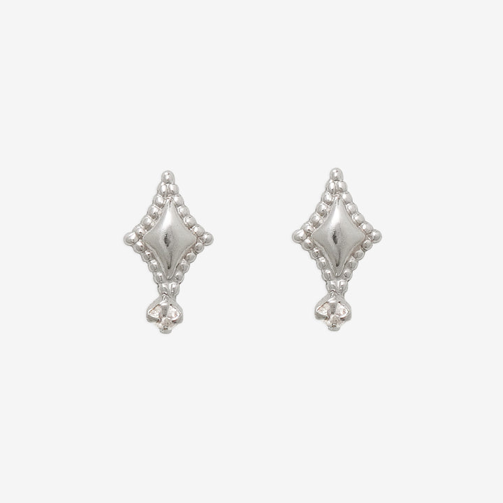 K10 ホワイトゴールド ダイヤモンド ピアス （10343601668398