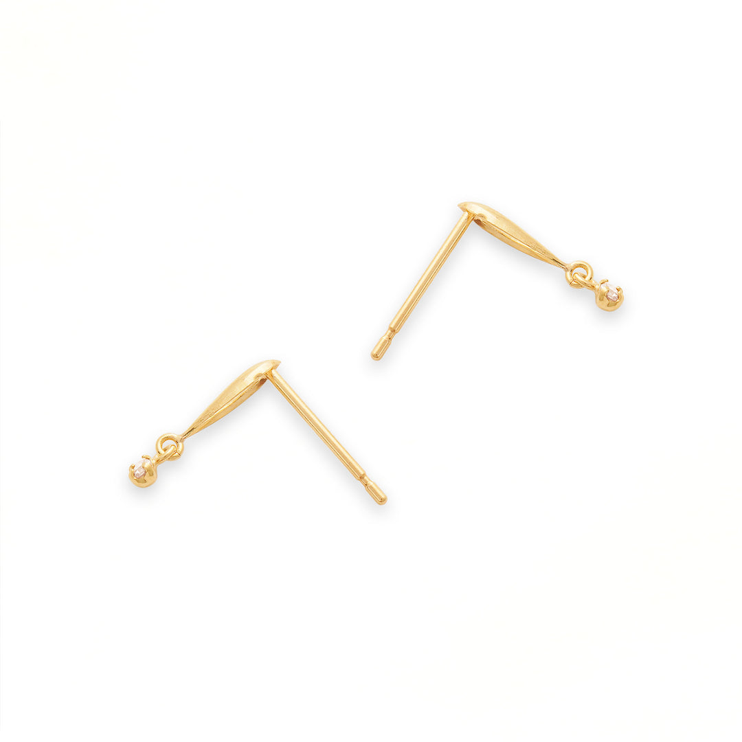 K10 イエローゴールド ダイヤモンド ピアス （8020305477934