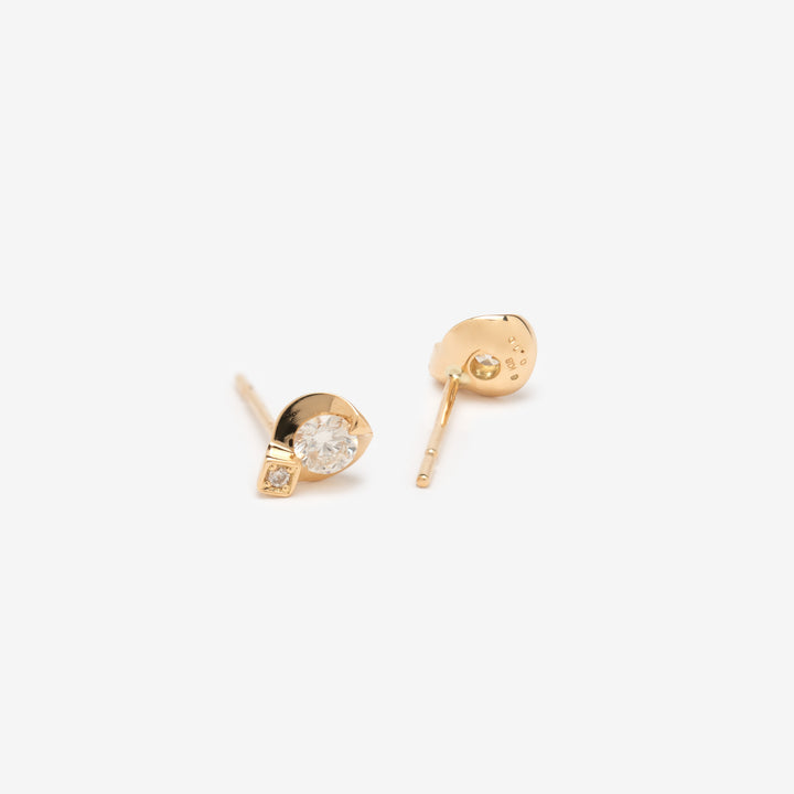 K18 イエローゴールド ダイヤモンド ピアス （10438680510766