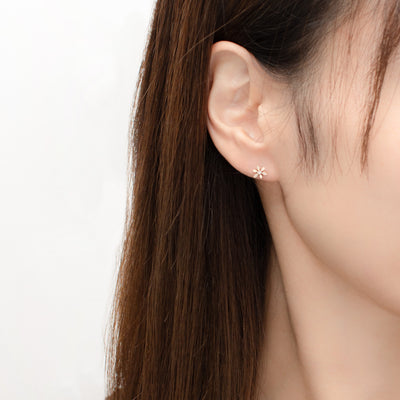 K10 イエローゴールド ダイヤモンド ピアス