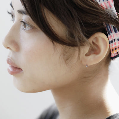 K10 ホワイトゴールド ダイヤモンド ピアス （10251281629486