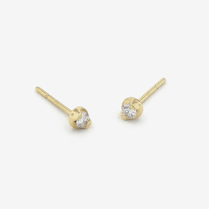 片耳用 ダイヤモンド K10 YG イエロー ゴールド ピアス ダイヤ 10金 K10 イエローゴールド ダイヤモンド ピアス （10251281727790