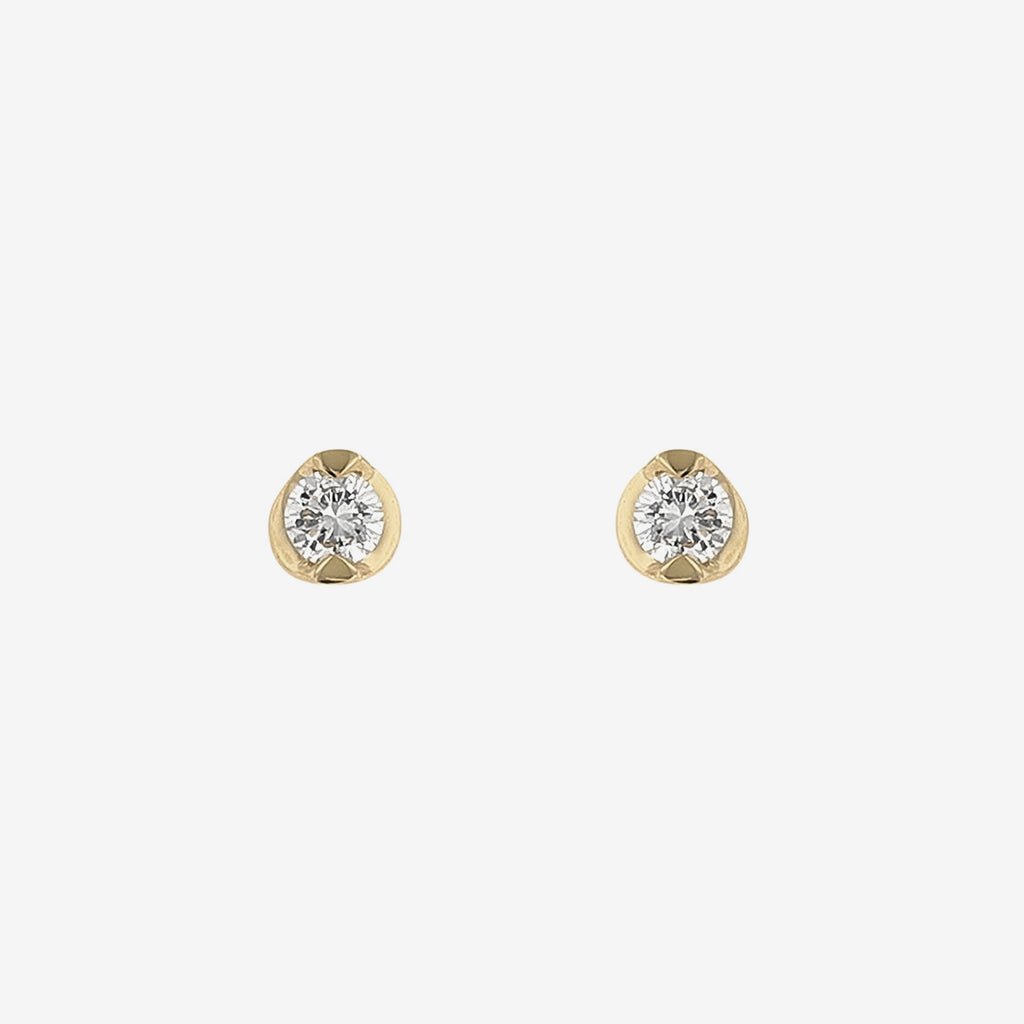 K10 イエローゴールド ダイヤモンド ピアス （10251281727790