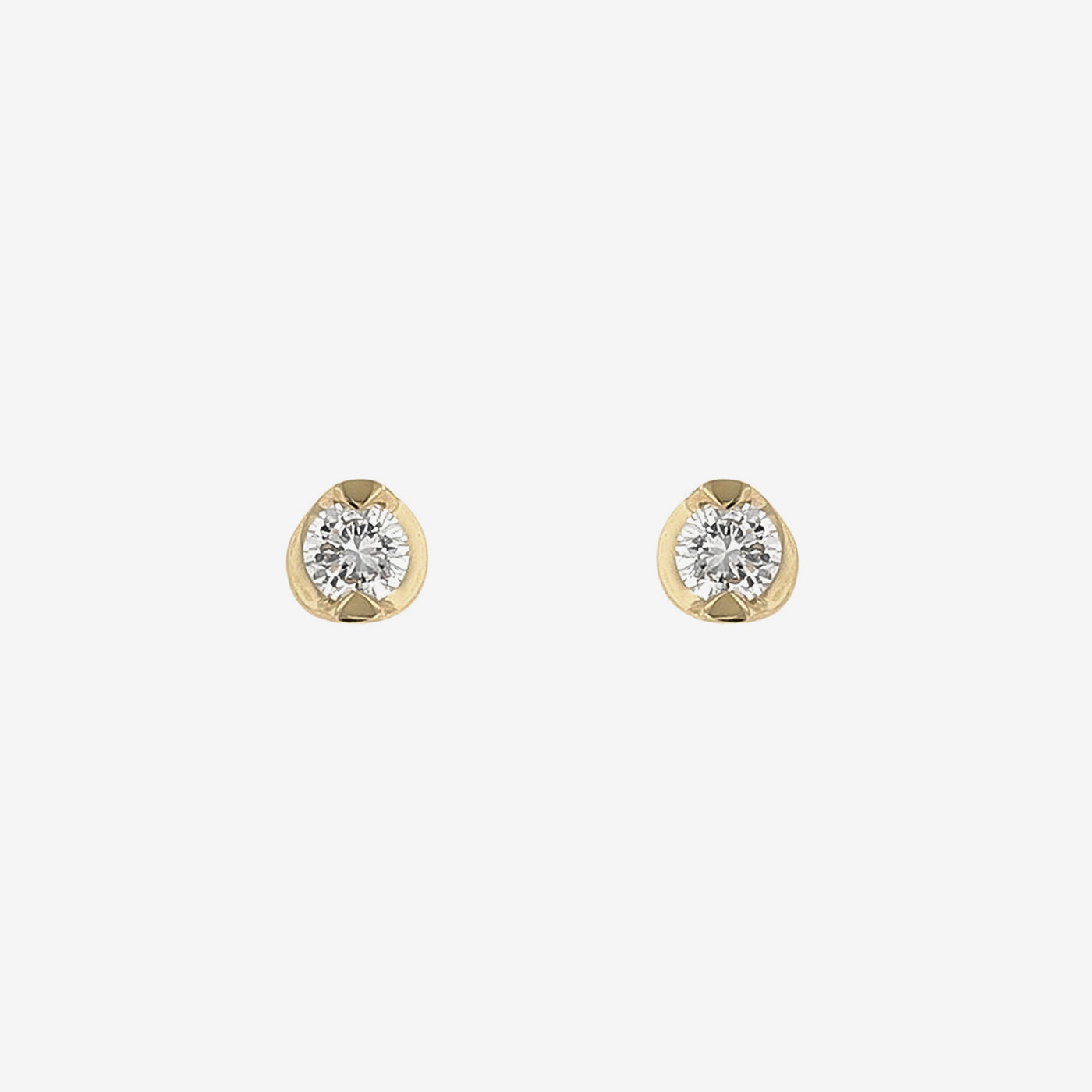 K10 イエローゴールド ダイヤモンド ピアス （10251281727790