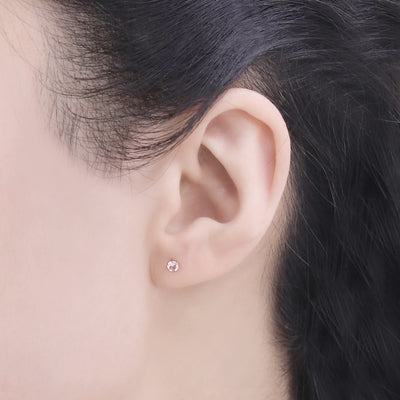 6月誕生石 K10 イエローゴールド ムーンストーン ピアス