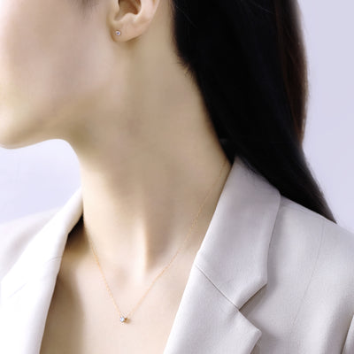 6月誕生石 K10 イエローゴールド ムーンストーン ピアス