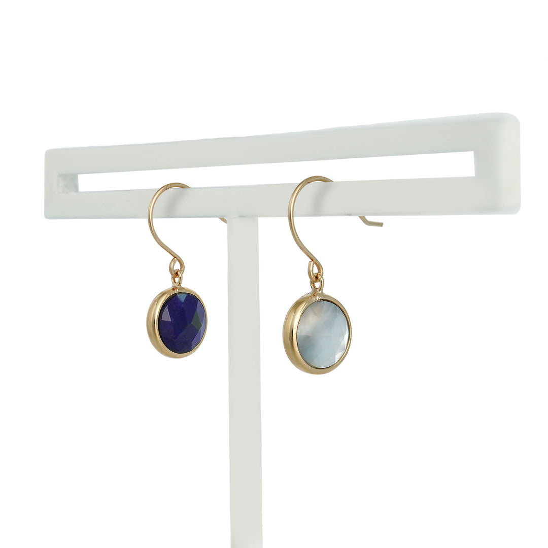 WEB限定】12月誕生石 K10 イエローゴールド ラピスラズリ フック