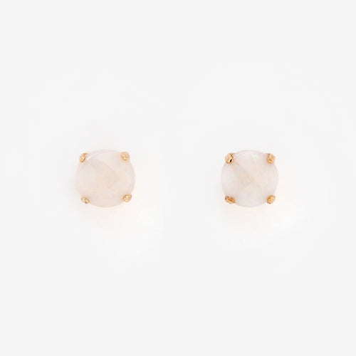 10月誕生石 K10 イエローゴールド オパール ピアス