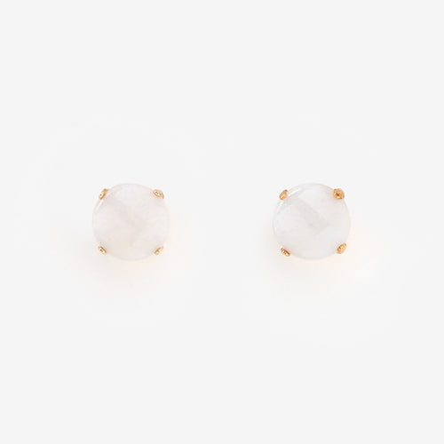 10月誕生石 K10 イエローゴールド オパール ピアス