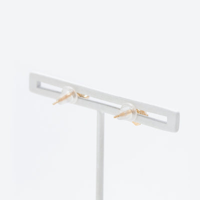 10月誕生石 K10 イエローゴールド オパール ピアス