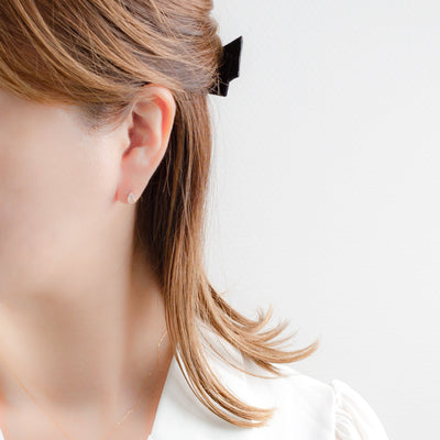 10月誕生石 K10 イエローゴールド オパール しずく ピアス