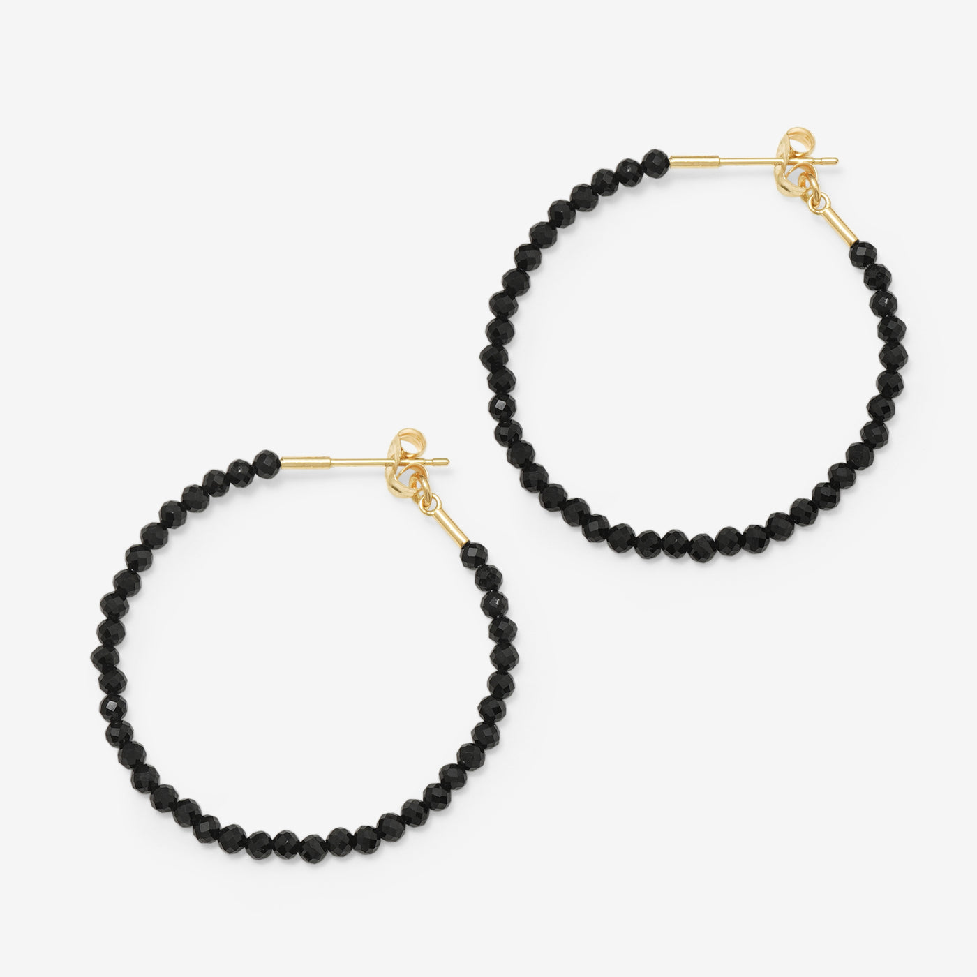 K10イエローゴールドスピネルピアス K10 イエローゴールド スピネル フープ ピアス （9830506823982