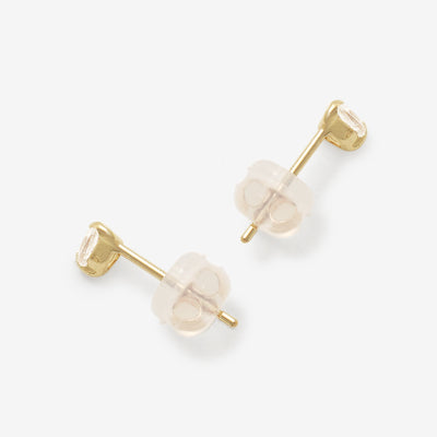 【WEB限定】4月誕生石 K10 イエローゴールド クォーツ しずく ピアス