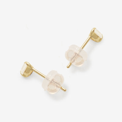 【WEB限定】6月誕生石 K10 イエローゴールド ムーンストーン しずく ピアス