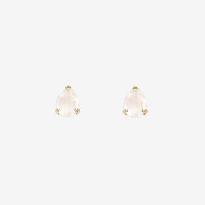 【WEB限定】6月誕生石 K10 イエローゴールド ムーンストーン しずく ピアス