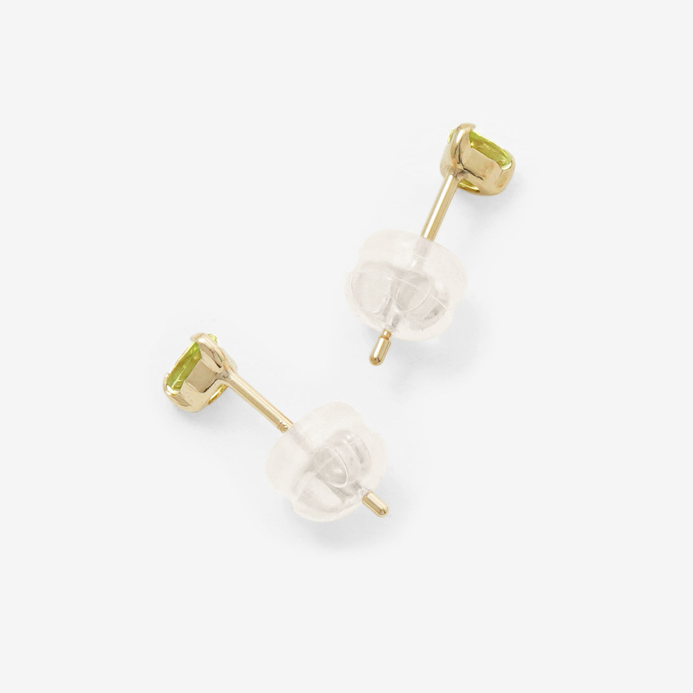 【WEB限定】8月誕生石 K10 イエローゴールド ペリドット しずく ピアス